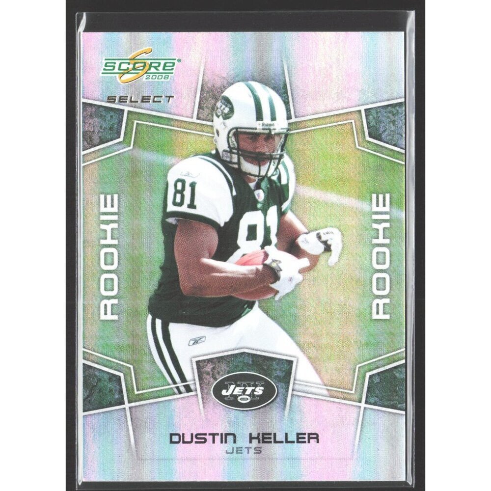 Dustin Keller 2008 Score Select #353 SN #646/999 New York Jets Rookie